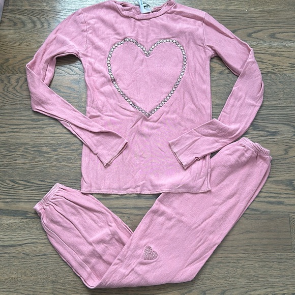 Hope Jeans Crystal Pink Crystal Heart Set - Picture 1 of 2